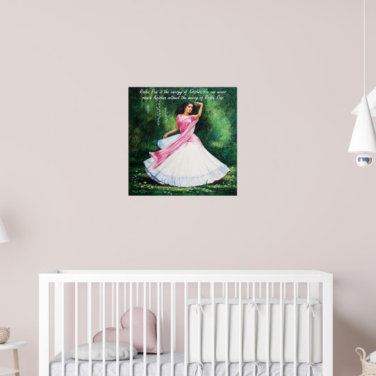 Radha Rani in Vrindavan Poster (Kinderkamer 2)