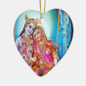 Radhey Krishna amour ornement (Gauche)