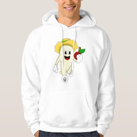 Radiaal als landbouwer met fruit hoodie (Voorkant)