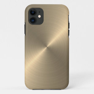 Radiaal Goud Metaal Aangepast iPhone 11 Hoesje