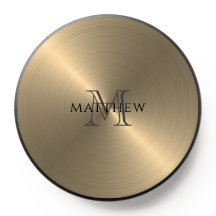 Radiaal goud Metallic Monogrammen