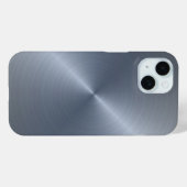 Radiaal zilver metallic | Custom Case-Mate iPhone Case (Achterkant (horizontaal))