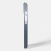 Radiaal zilver metallic | Custom Case-Mate iPhone Case (Achterkant / Links)