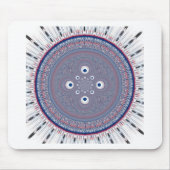 Radial Design Art Print Muismat (Voorkant)