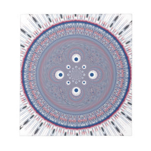 Radial Design Art Print Notitieblok