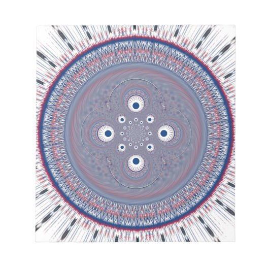 Radial Design Art Print Notitieblok (Voorkant)