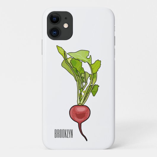 Radiale illustratie cartoon Case-Mate iPhone case (Achterkant)