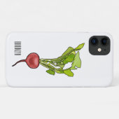 Radiale illustratie cartoon Case-Mate iPhone case (Achterkant (horizontaal))