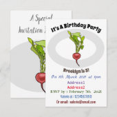 Radiale illustratie cartoon kaart (Voorkant / Achterkant)