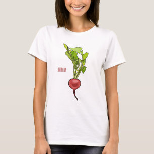 Radiale illustratie cartoon t-shirt