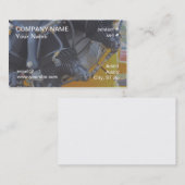 Radiale vliegtuig visitekaartje (Voorkant / Achterkant)