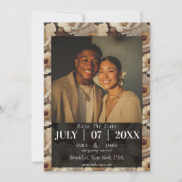 Radiant Anemones Fantasy Fall Wedding Save The Date