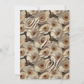 Radiant Anemones Fantasy Fall Wedding Save The Date (Achterkant)