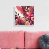 Radiant Bloom Canvas Afdruk (Insitu (Woonkamer))