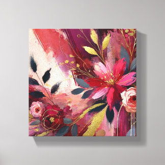 Radiant Bloom Canvas Afdruk