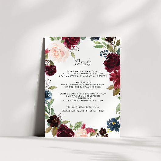 Radiant Bloom Guest Information Kaart