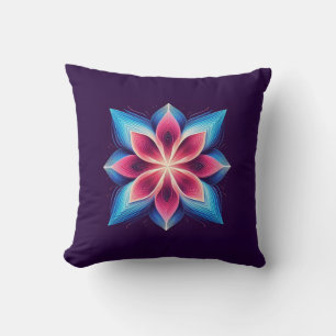 Radiant Bloom Mandala Kussen