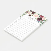 Radiant Bloom persoonlijke lijst Post-it® Notes (Schuin)
