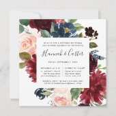 Radiant Bloom Rehearsal Dinner Invitation Kaart (Voorkant)