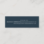 Radiant Bloom Visitekaartjes | Mini (Achterkant)