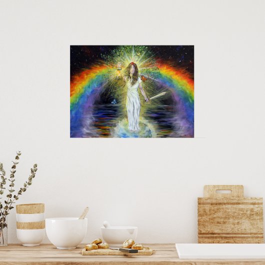 Radiant Bride Poster (Keuken)