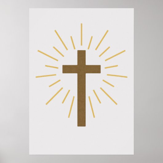 Radiant Cross Poster (Voorkant)