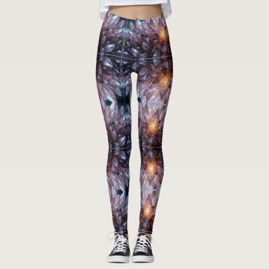 Radiant Crystal Heart Leggings (Voorkant)