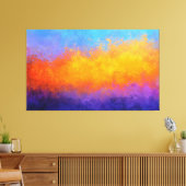 Radiant Divide Canvas Afdruk (Insitu (Woonkamer))