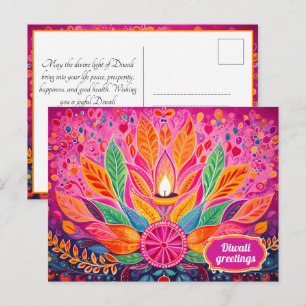 Radiant Diwali Delight Briefkaart