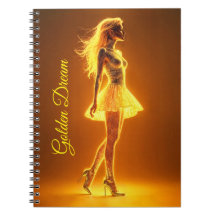 Radiant fantasiemodel lichtgevende gouden gloed