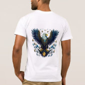 Radiant Flight: Crystal Eagle Emblem T-shirt (Achterkant)