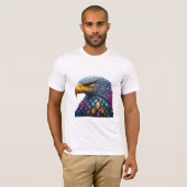 Radiant Flight: Crystal Eagle Emblem T-shirt (Voorkant volledig)