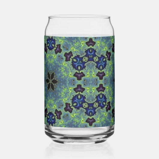 Radiant Fractal Symphony Blikvorm Glas (Voorkant)