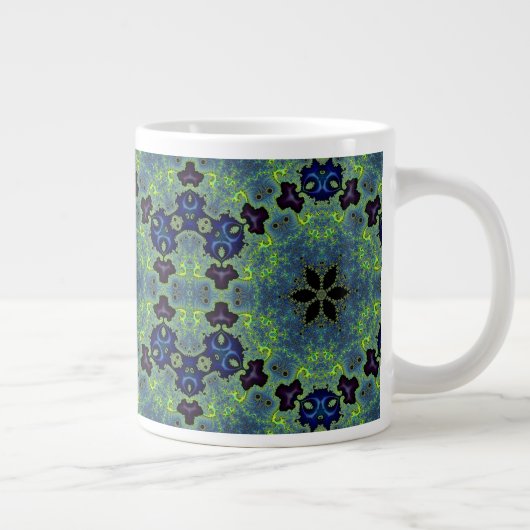 Radiant Fractal Symphony Extra Grote Beker (Rechts)