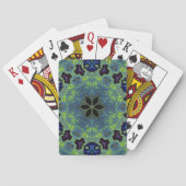 Radiant Fractal Symphony Pokerkaarten (Achterkant)