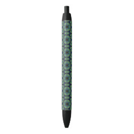 Radiant Fractal Symphony Zwarte Inkt Pen