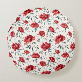 Radiant garden of confidence pattern rond kussen