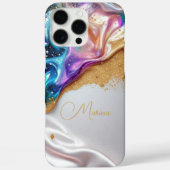 Radiant Gold Parties scintillant iPhone / coque ip (Verso)