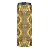 Radiant Golden Pattern Thermosbeker (Achterkant)