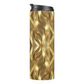 Radiant Golden Pattern Thermosbeker (Geroteerd rechts)