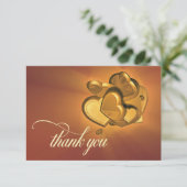 Radiant Hearts bedankkaart (versie 1) (Staand voorkant)