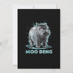 Radiant Hippo Moo Deng Kaart