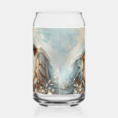 Radiant Holy Family Nativity Scene Blikvorm Glas (Rechts)