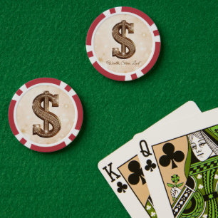 "Radiant Luck Sign" Poker Chips