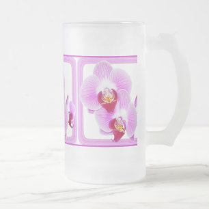 Radiant Orchid Floral fotografie / Square Lijst Matglas Bierpul