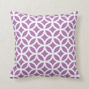 Radiant Orchid Modern Geometric Pillow Kussen