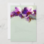 Radiant Orchid Painting Wedding Uitnodiging (Achterkant)