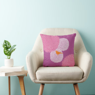 Radiant Orchidée Chrysanthemum Coussin d'oiseaux m