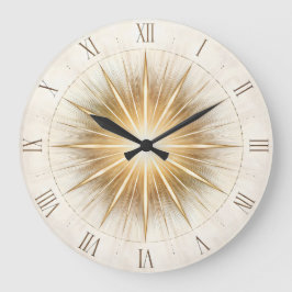 Radiant Order — Sunburst Dial Art Grote Klok