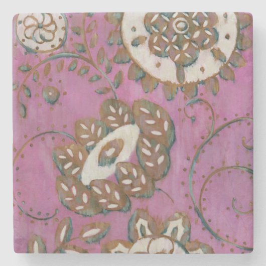 Radiant Ornament II Stenen Onderzetter (Voorkant)